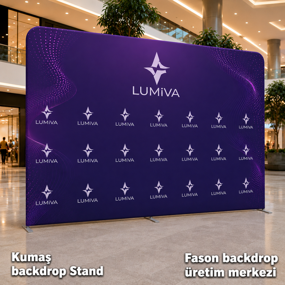 500x300 Kumaş Backdrop Stand
