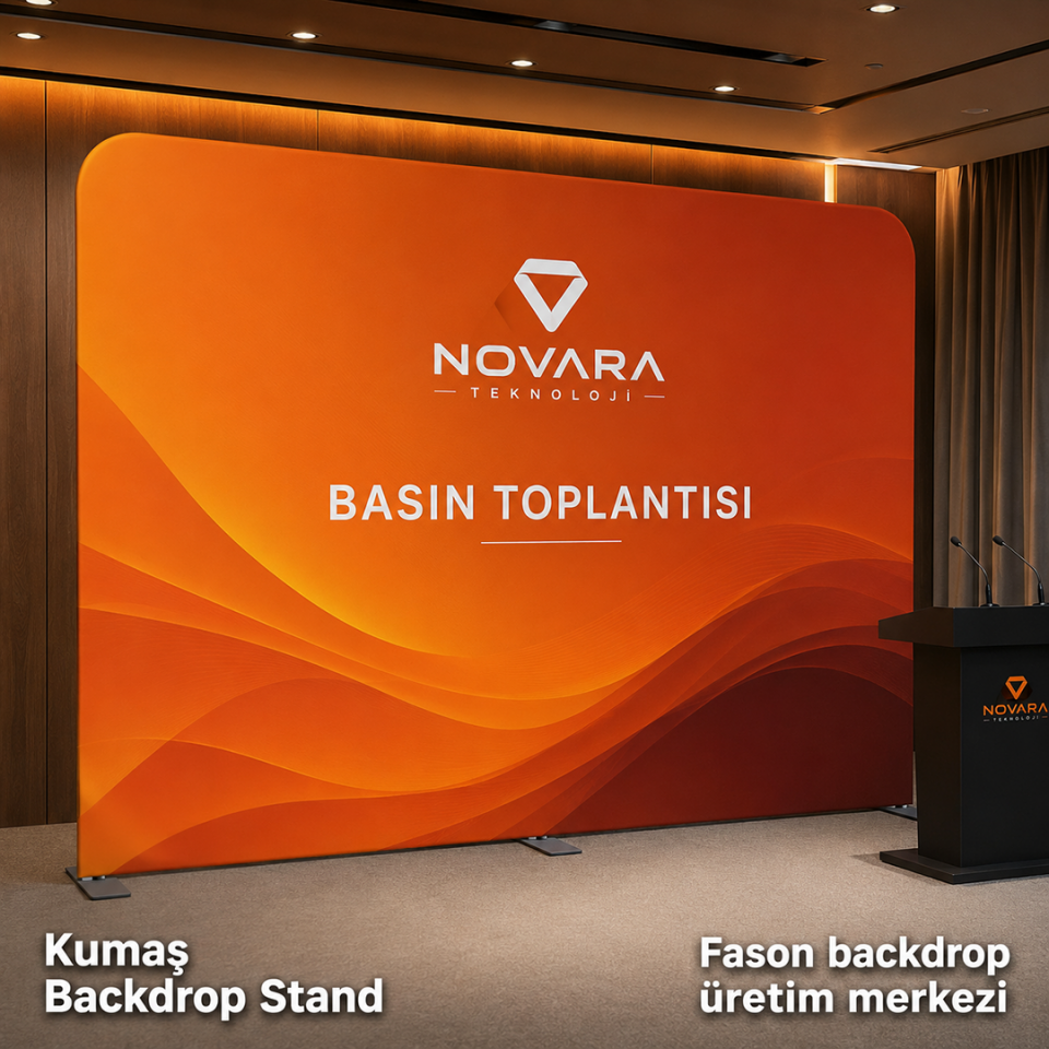 400x250 Kumaş Backdrop Stand