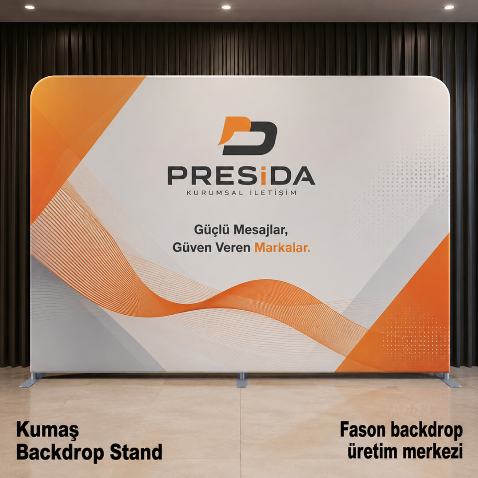 400x250 Kumaş Backdrop Stand