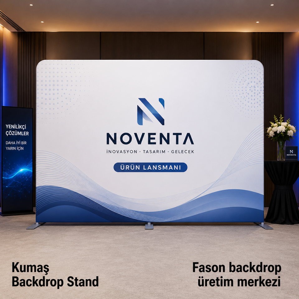 400x230 Kumaş Backdrop Stand