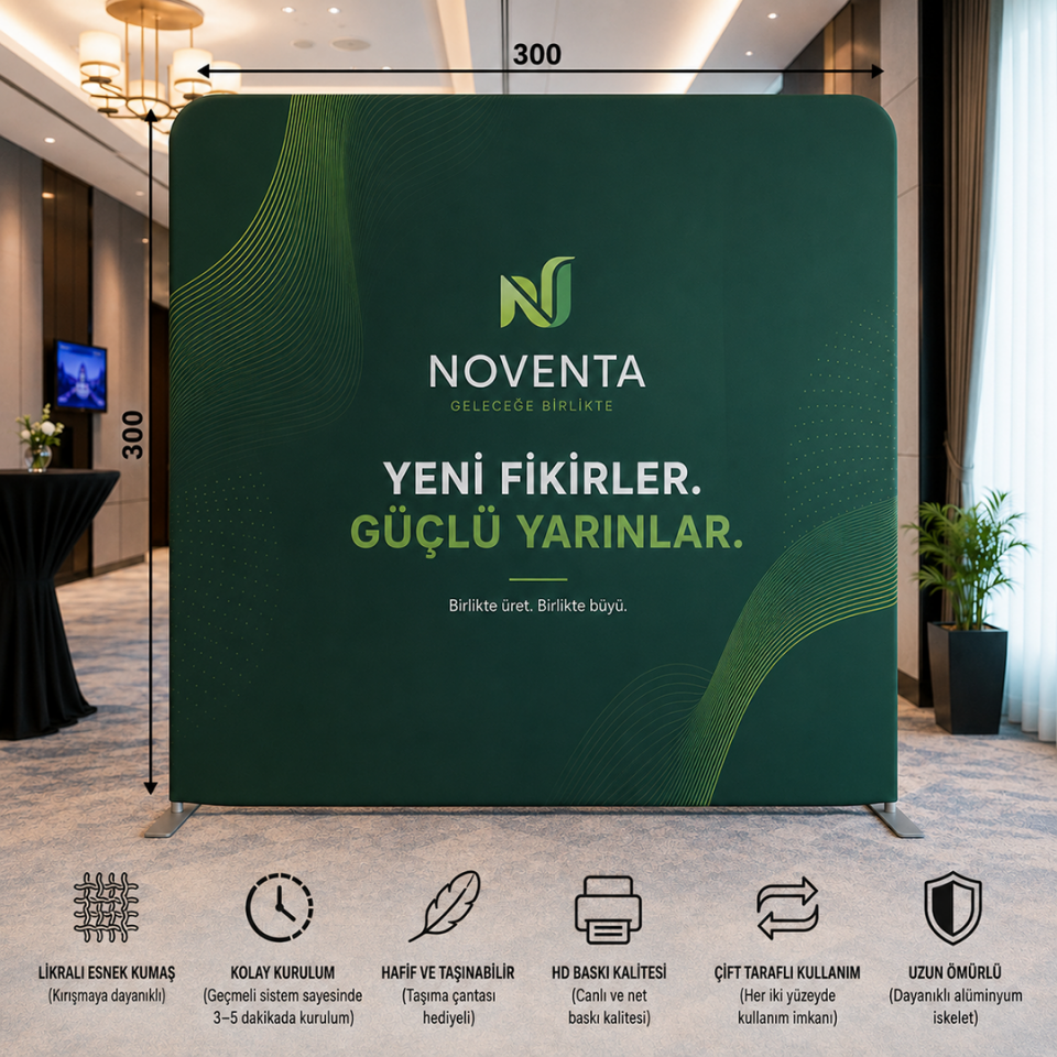 300x300 Kumaş Backdrop Stand