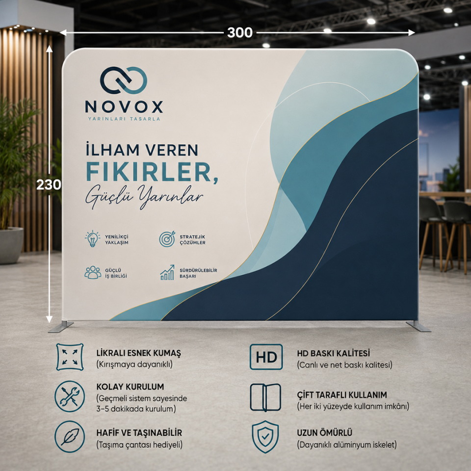 300x230 Kumaş Backdrop Stand