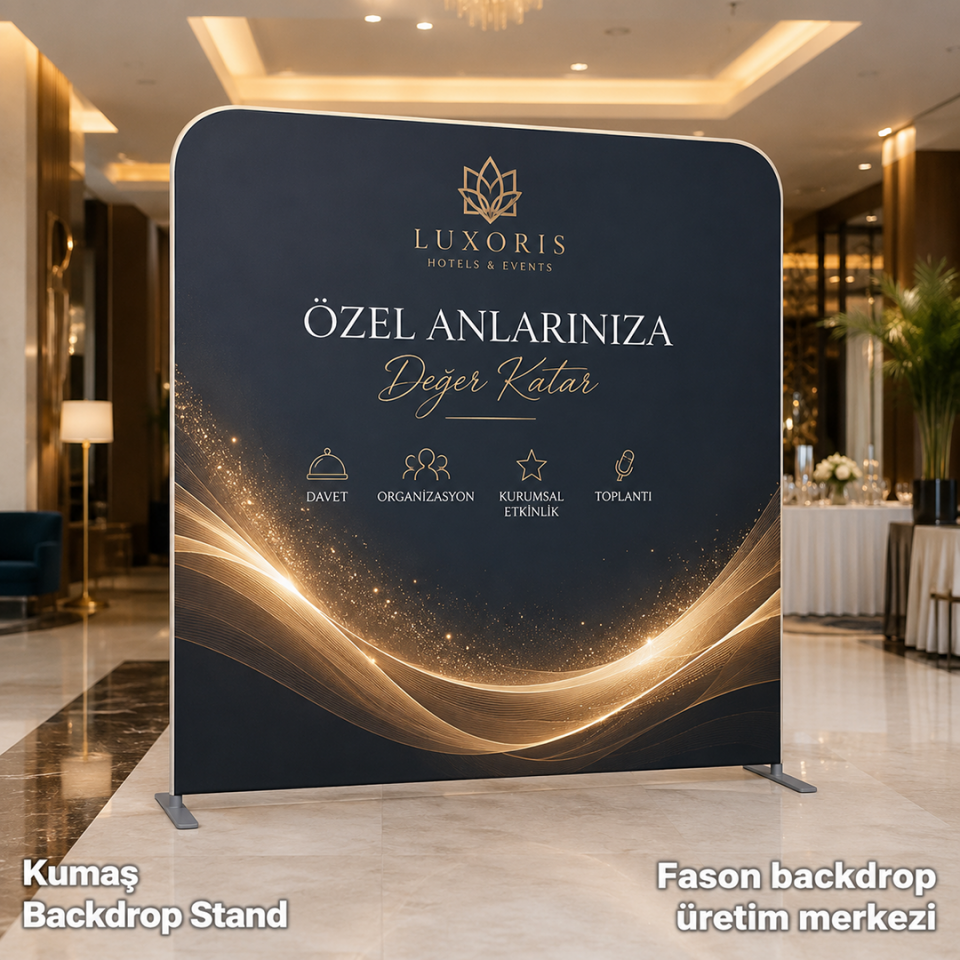 200x230 Kumaş Backdrop Stand