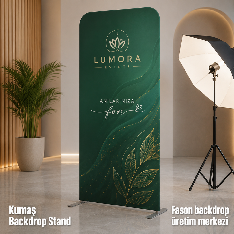 100x300 Kumaş Backdrop Stand