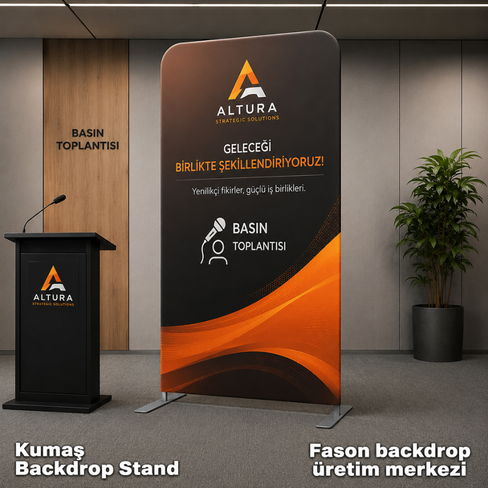 100x250 Kumaş Backdrop Stand
