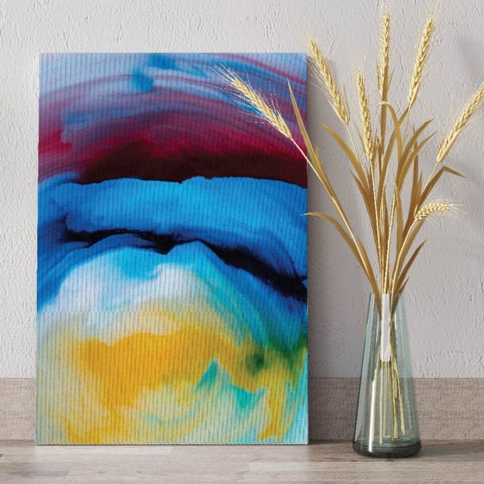 Renklerin Dansı Dekoratif Kanvas Tablo