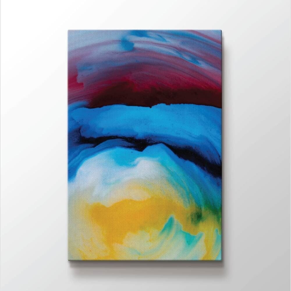 Renklerin Dansı Dekoratif Kanvas Tablo