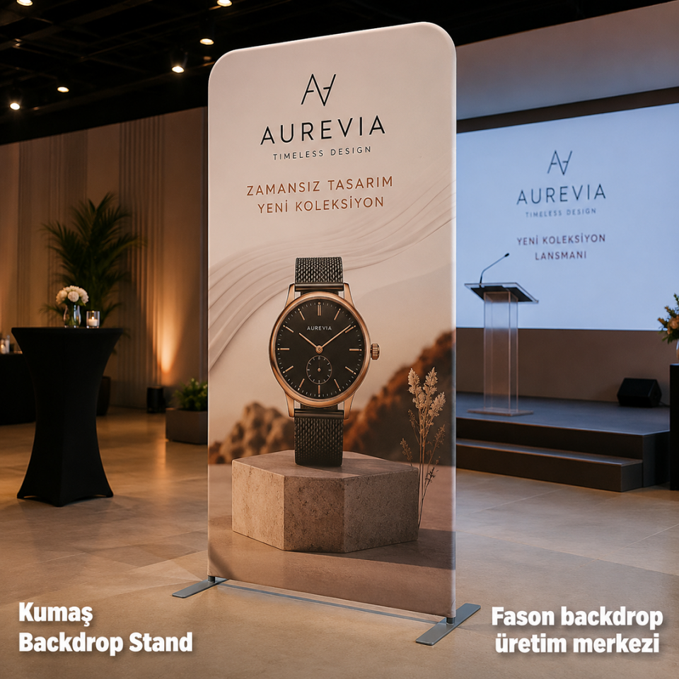 100x230 Kumaş Backdrop Stand