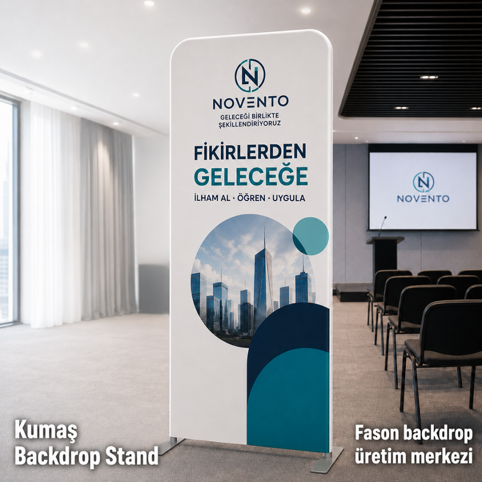 80x250 Kumaş Backdrop Stand