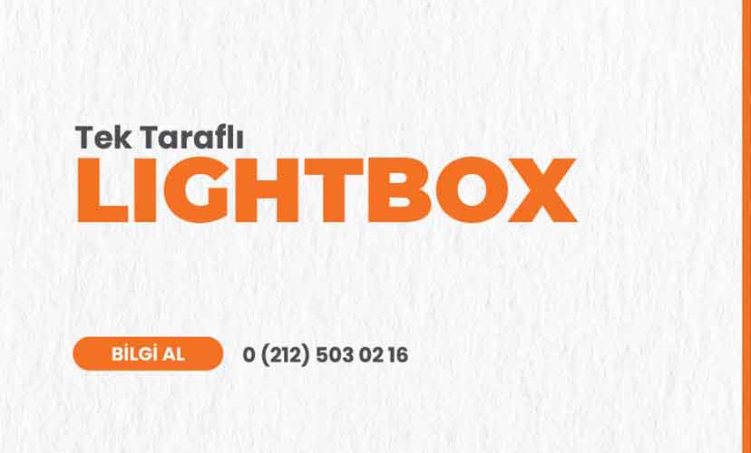 tek-taraflı lightbox